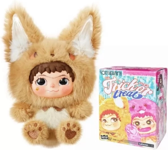 Letsvan WAKUKU V2 Zucchero o scherzetto, portachiavi di peluche da collezione blind box - 1 pezzo