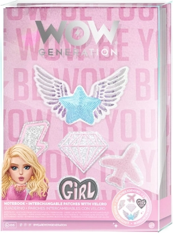 Taccuino configurabile WOW Generation con patch intercambiabili A5
