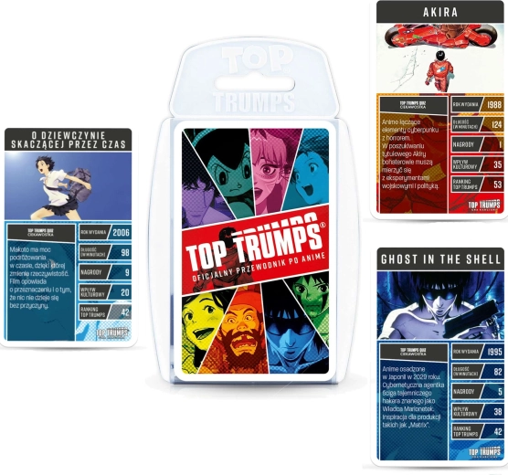 Top Trumps Anime gioco di carte di Winning Moves