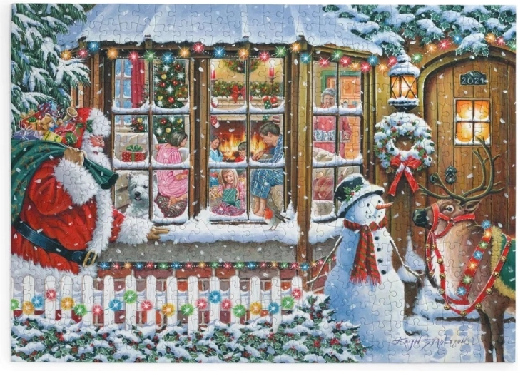 Puzzle Con affetto da Babbo Natale, 500 pezzi grandi