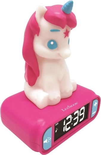 Sveglia per bambini con unicorno e luce notturna