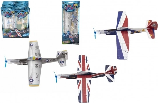 Aereo da lancio in schiuma 24 cm – mix di colori