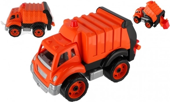 Camion dei netturbini in plastica a libera rotazione in rete 20 × 20 × 33 cm