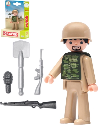 Efko Igráček soldato (professioni) set con accessori