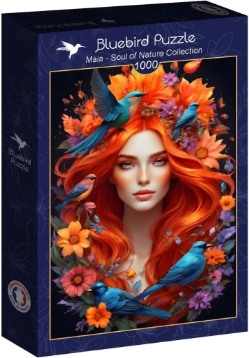 Puzzle Bluebird Maia – collezione Anime della natura 1000 pezzi