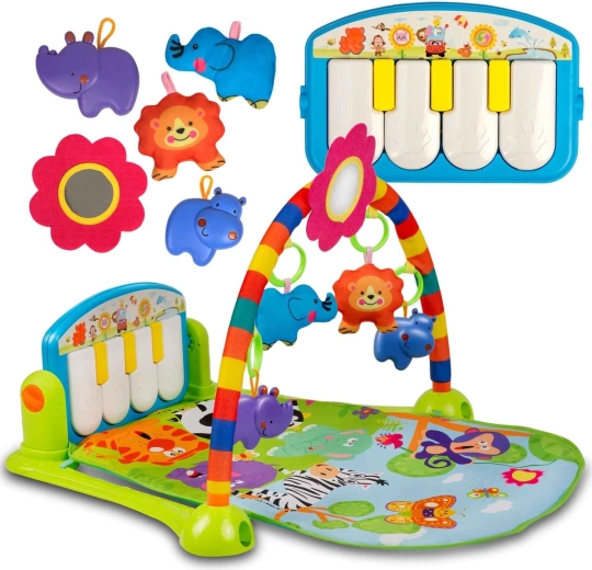 Tappeto gioco interattivo con pianoforte RICOKIDS 3in1