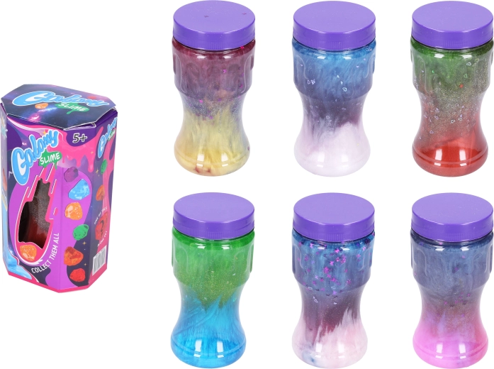 Galassia modellabile slime con glitter 400 ml