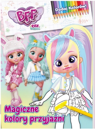Colori magici dell’amicizia: Aggiungi colore, parte 1 – album da colorare BEST FRIENDS FOREVER