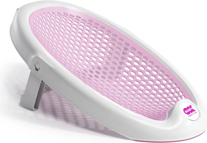Ok Baby sdraietta pieghevole per vasca Jelly rosa 0–8 mesi - 1 pezzo