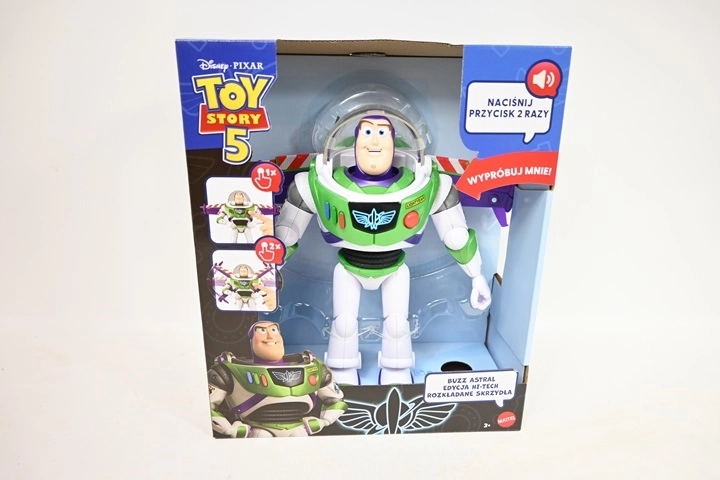 Disney Pixar Toy Story 5 action figure di Buzz Lightyear con ali apribili