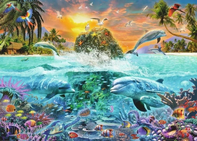Puzzle Ravensburger Isola Sottomarina 1000 pezzi