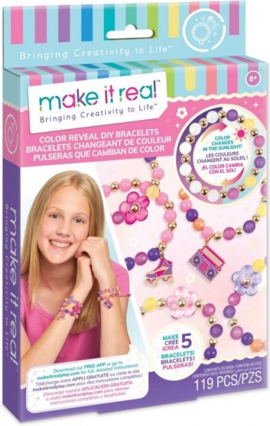 Make It Real set per creare braccialetti che cambiano colore al sole
