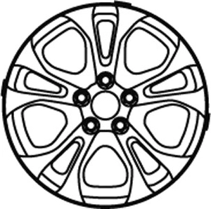 Copricerchio per veicolo per bambini Volvo C30 (2 pz) JAMARA