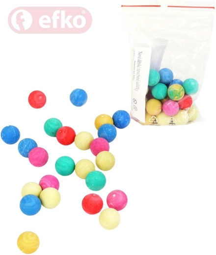 Efko biglie pastello infrangibili in sacchetto (plastica pesante)