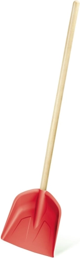 Paletta per bambini con manico in legno, corallo, 74 cm