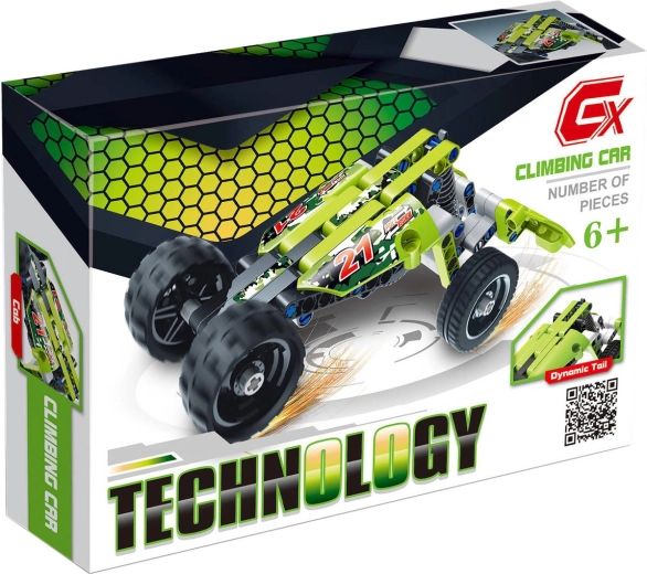 Costruzioni Technology auto da corsa di Formula verde 101 pezzi