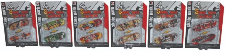 Sparkys skatepark set da 2 fingerboard con accessori