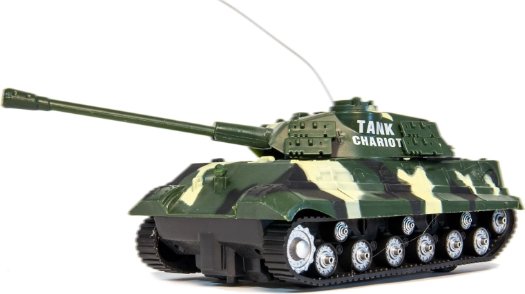 Carro armato da combattimento telecomandato, mix colori - 1 pezzo
