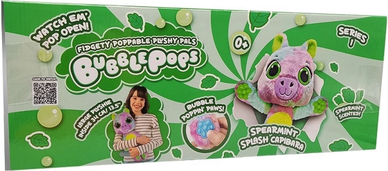 Peluches Bubble Pops capibara profumata – menta
