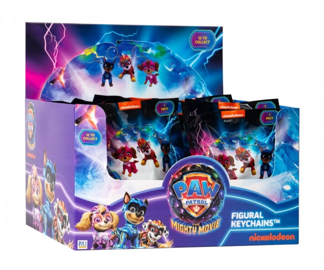 Figurina Paw Patrol con portachiavi