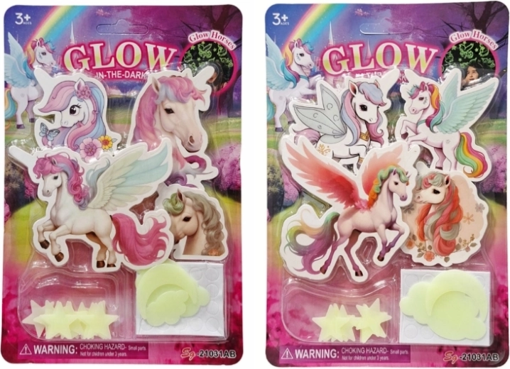 Decorazioni da parete luminose unicorni