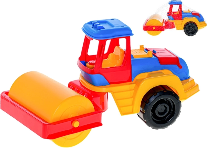 Rullo stradale in plastica 36 cm con movimento a inerzia in rete