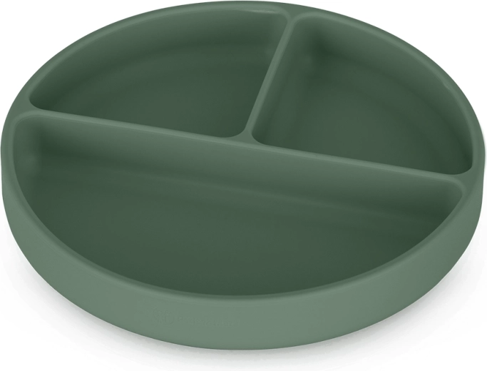 Petite&Mars piatto divisorio in silicone con ventosa Take&Match misty green 6m+