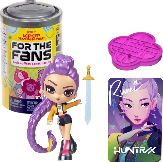 Mattel KPop Demon Hunters: action figure da collezione a sorpresa con accessorio e carta da collezione (lattina Soda Pop)