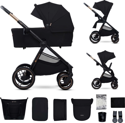 Passeggino combinato Kinderkraft Nea 2 2in1 midnight black