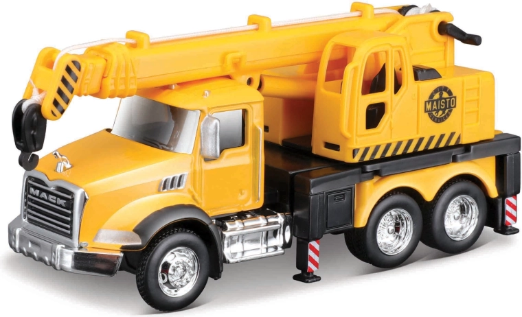 Camion Maisto Mack Granite con gru