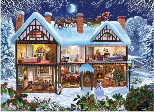 Puzzle ANATOLIAN Casa a Natale 1000 pezzi