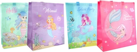 Borsa regalo sirena in plastica 32 × 36 × 12 cm