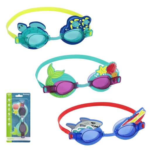 Occhialini da nuoto per bambini Bestway AquaPals squalo