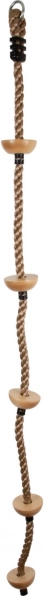 Corda da arrampicata per bambini con gradini in legno