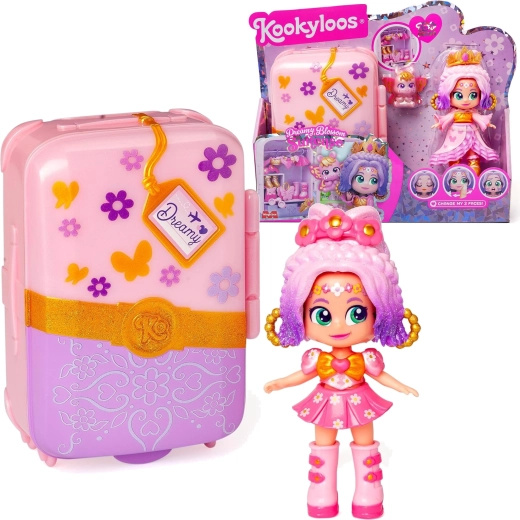 KookyLoos Dreamy Blossom valigetta con bambola e accessori