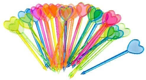 Stuzzicadenti PARTY COLLECTION, mix di colori, 30 pz