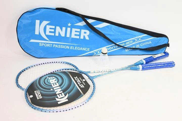 Set da badminton Kenier blu con volano