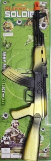 Fucile giocattolo in plastica con suoni