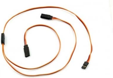 Cavo sdoppiatore a Y per servo JR 60 cm, piatto - 1 pezzo