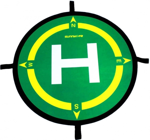 Tappetino di atterraggio per droni 50 cm direzioni geografiche