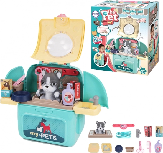 Woopie Salone di Bellezza Portatile per Bambini 2 in 1 nello Zaino