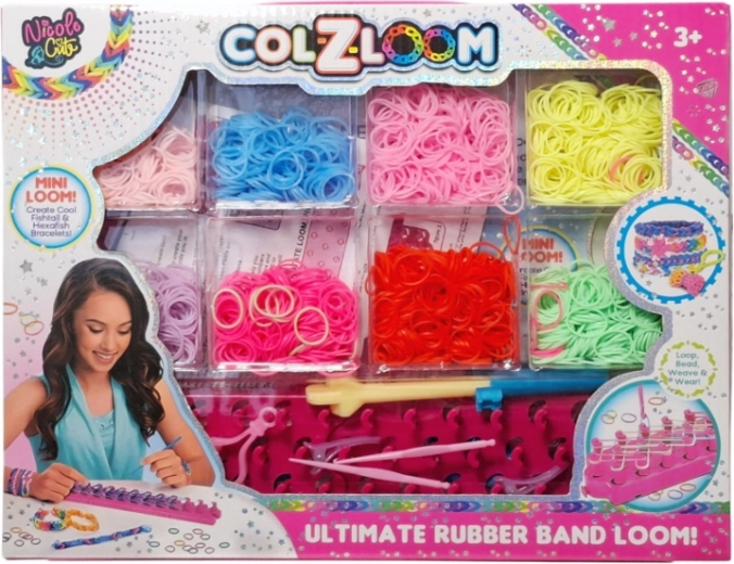 Set creativo di elastici per realizzare braccialetti