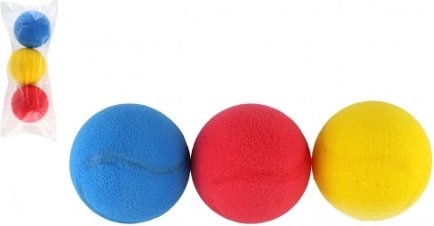 Palline in schiuma per soft tennis 7 cm 3 pz