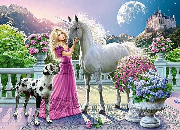Puzzle da 300 pezzi My Friend Unicorn di Castorland