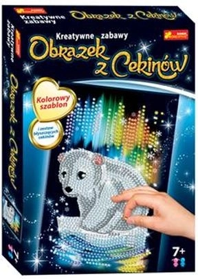Quadro di paillettes Orsetto