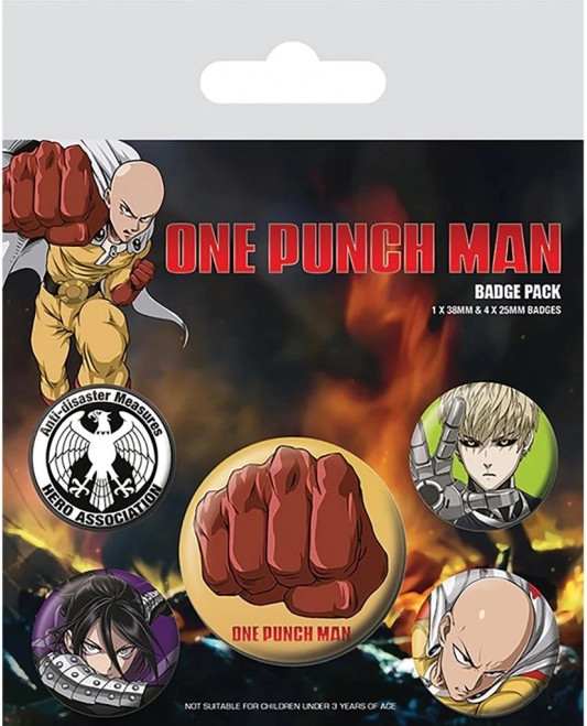 Set di spille One Punch Man