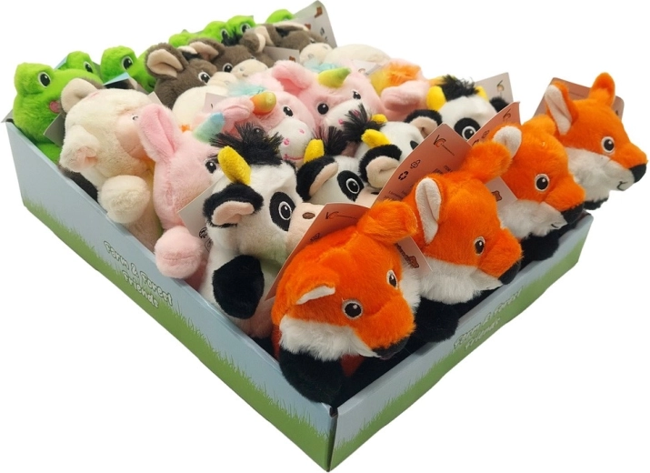 Animali di peluche del bosco e della fattoria 15 cm (6 tipi)