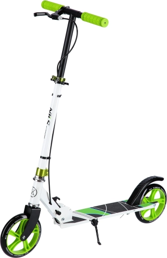Monopattino urbano pieghevole NILS Extreme verde