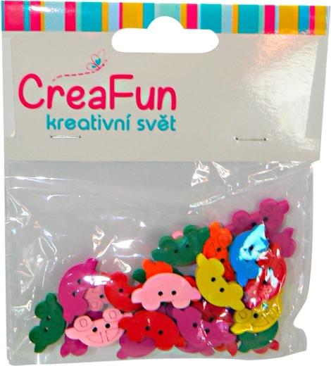 Perline di legno a forma di macchinina per la creatività dei bambini