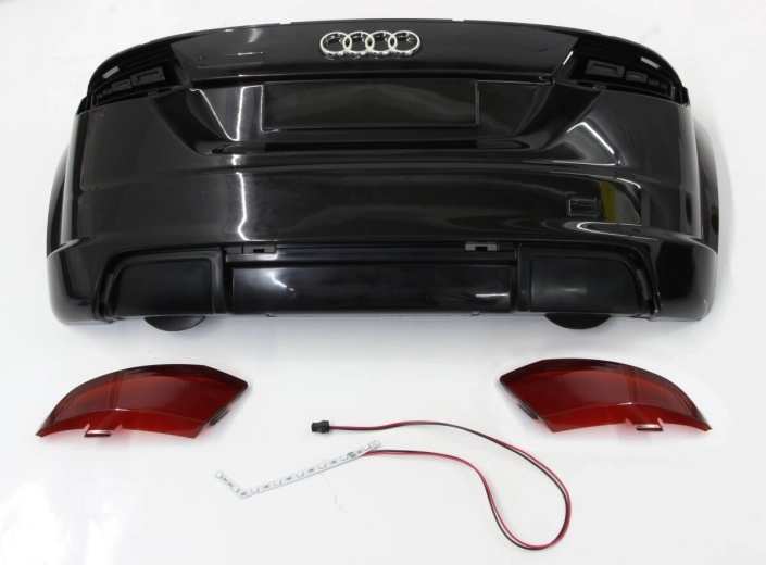 Paraurti posteriore per auto elettrica per bambini Audi TTRS - nero - 1 pezzo